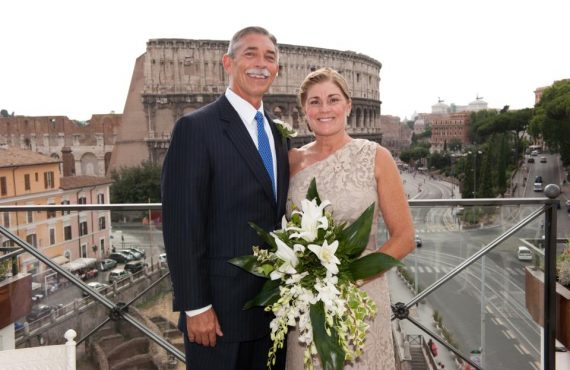 colosseum wedding ceremony rome
