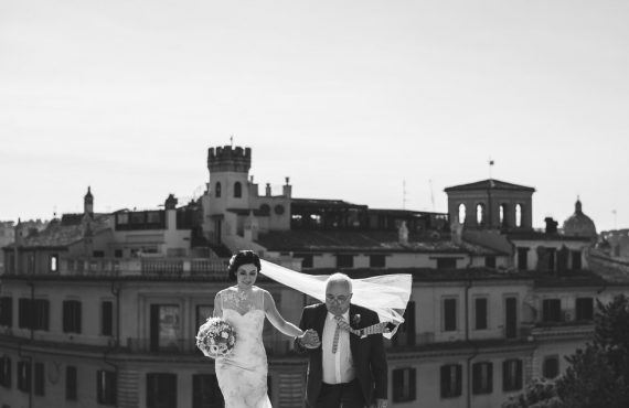 American italian wedding Rome